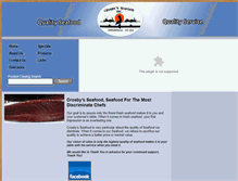 Tablet Screenshot of crosbysseafood.com